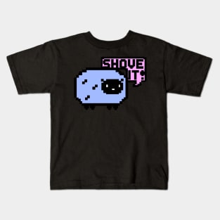 8-Bit Pixel Friend - Shove It! Sheep Kids T-Shirt